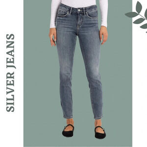Silver Jeans Women’s Suki Skinny Mid Rise Jeans Blue Size 29